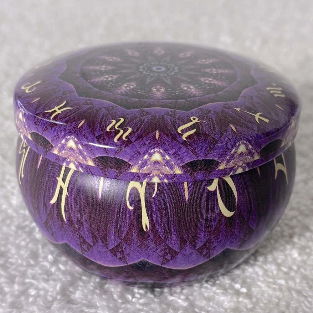 5/$35 Zodiac Spring Scented 2.5oz Soy Wax Candle In Tin With Lid NEW - Picture 8 of 11
